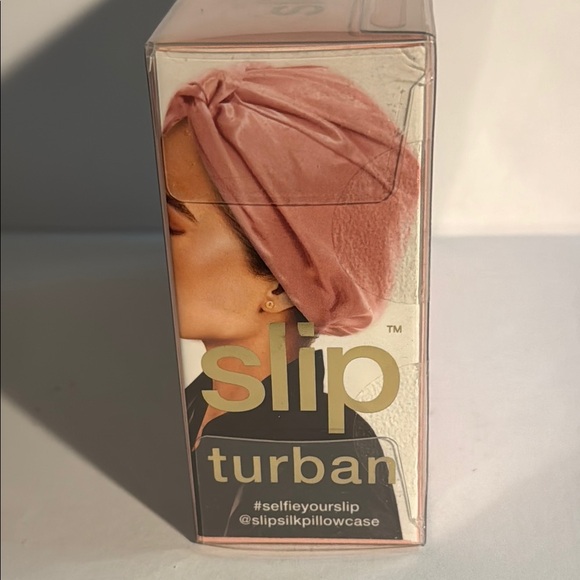 SLIP PURE SILK TURBAN in PINK One Size for All Hair Types NEW IN BOX-$99 Value! - Picture 10 of 12